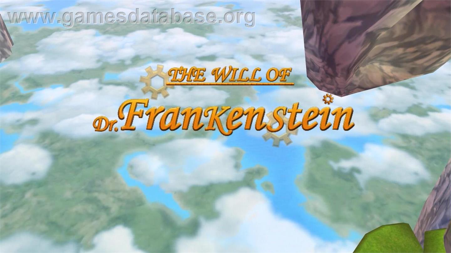 Will Of Dr. Frankenstein, The - Nintendo Wii - Artwork - Title Screen